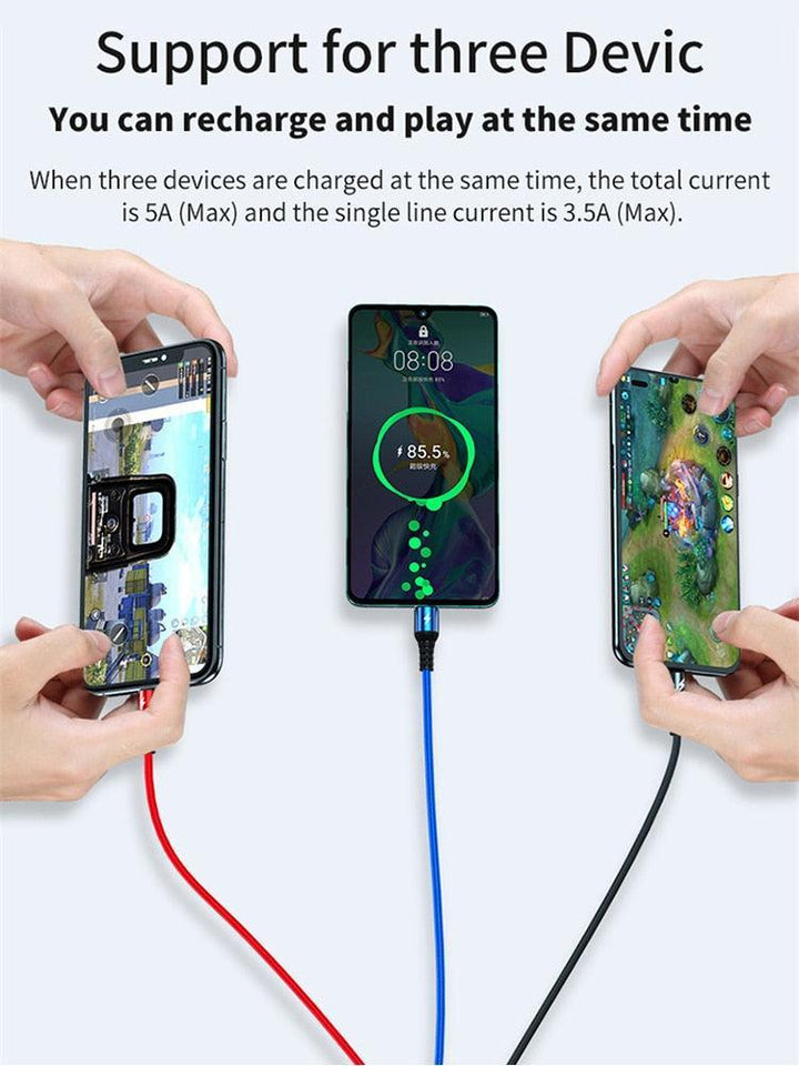 Lisslune | All-in-one Fast Charging Cable for Huawei, iPhone, and Samsung - The Ultimate Solution for Power