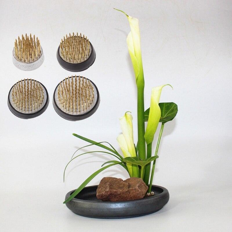 Lisslune | Sophisticated Round Kenzan Flower Frog Set for exquisite floral creations