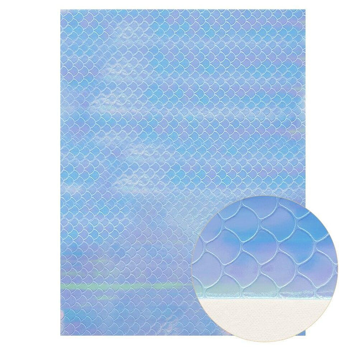 Lisslune | Shiny Ocean Blue Glitter Fabric: Unleash your creative glamour