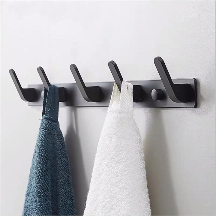 Lisslune | Chic Wall Mounted Storage Organizer with Hooks and Shelf - Slim Home Organization Solution