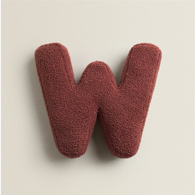 Lisslune | PlushLetter Pillow - Soft Letter Pillow for Bedroom and Children's Room