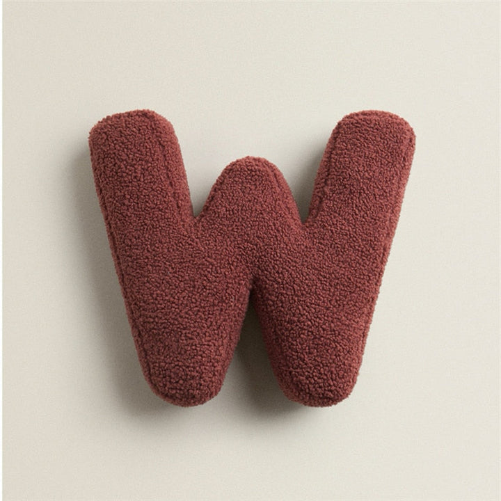 Lisslune | Alphabet Letter Fleece Pillow
