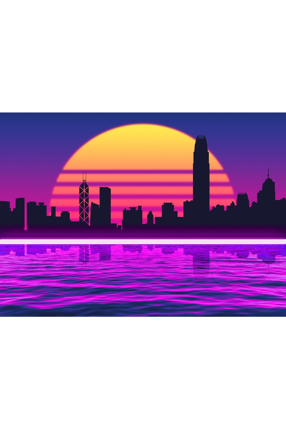 Lisslune | Night City View Poster