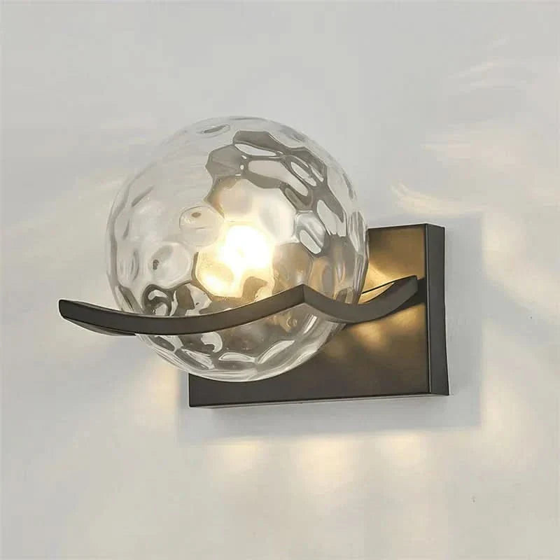 Lisslune | Modern LED Wall Lamp with Glass Panel