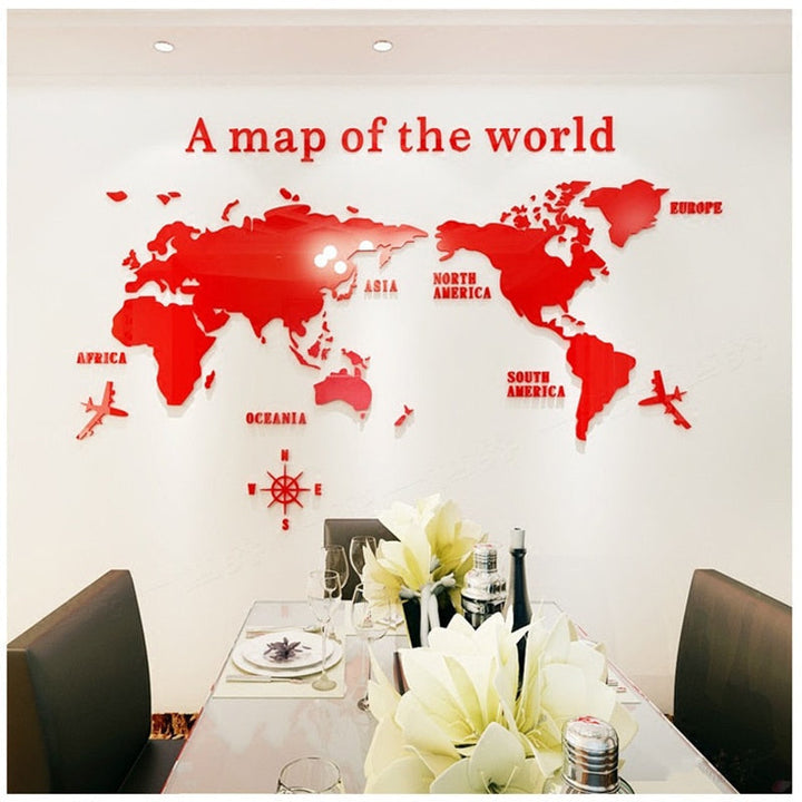 Lisslune | Globe Vision World Map Sticker