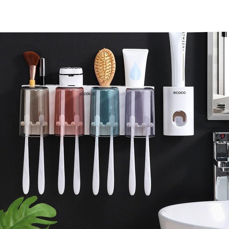 Lisslune | Family-friendly Toothbrush Holder - Ultimate Bathroom Organizer for Shared Spaces