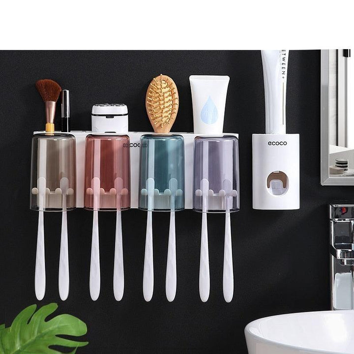 Lisslune | Family-friendly Toothbrush Holder - Ultimate Bathroom Organizer for Shared Spaces