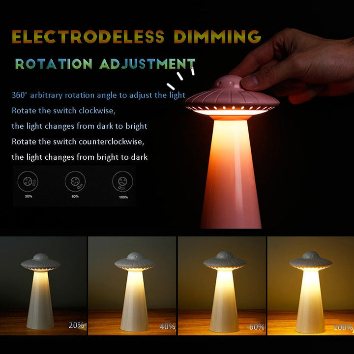 Lisslune | UFO Inspired Rechargeable LED Desk Lamp