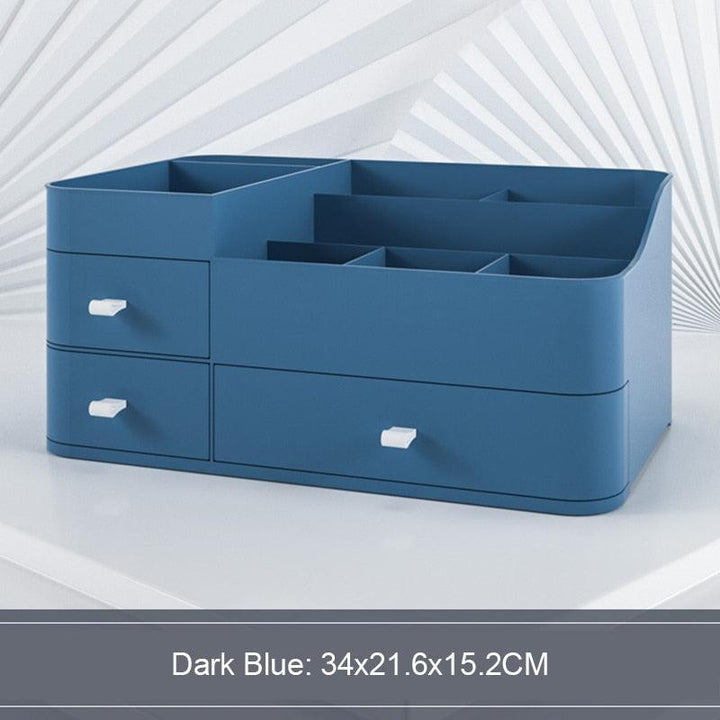 Lisslune | Elegant Cosmetic Organizer with Adjustable Dividers for an Organized Makeup Space
