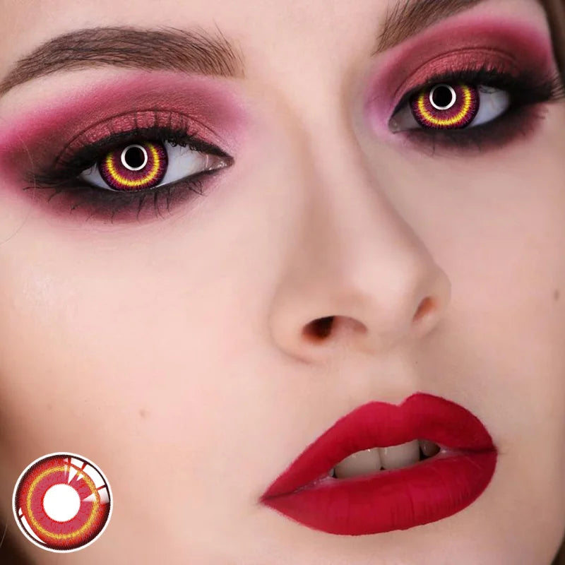 Rynx | 1 Pair Cosplay Contact Lenses Makima Gojo Power Lenses Anime Accessories Anime Lenses Halloween Lens Eyes Eye Drops Sale