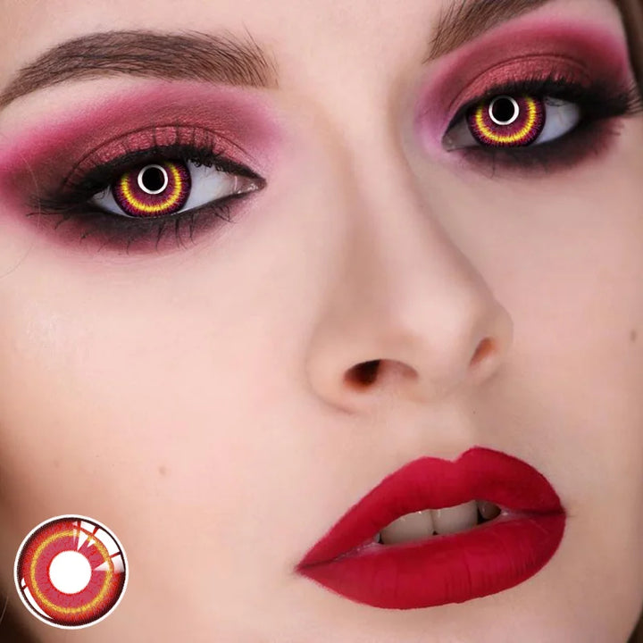 Rynx | 1 Pair Cosplay Contact Lenses Makima Gojo Power Lenses Anime Accessories Anime Lenses Halloween Lens Eyes Eye Drops Sale