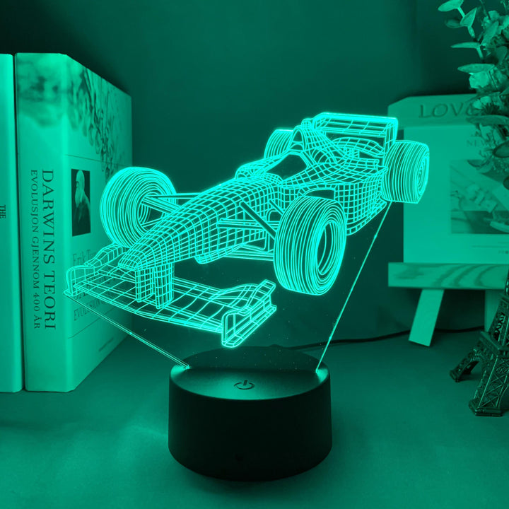 Lisslune | Formula-1-3D-Illusion lamp with color mode