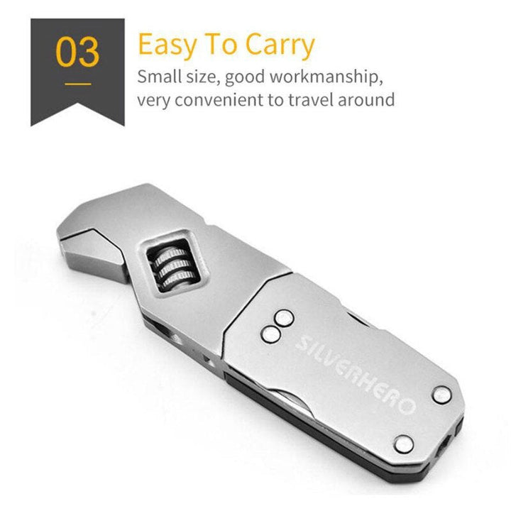 Lisslune | Pro Expert Foldable Stainless Steel Wrench Tool Set