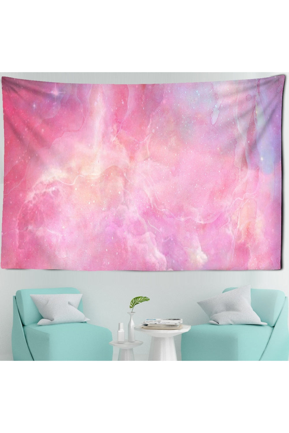 Lisslune | Pink Wall Tapestry