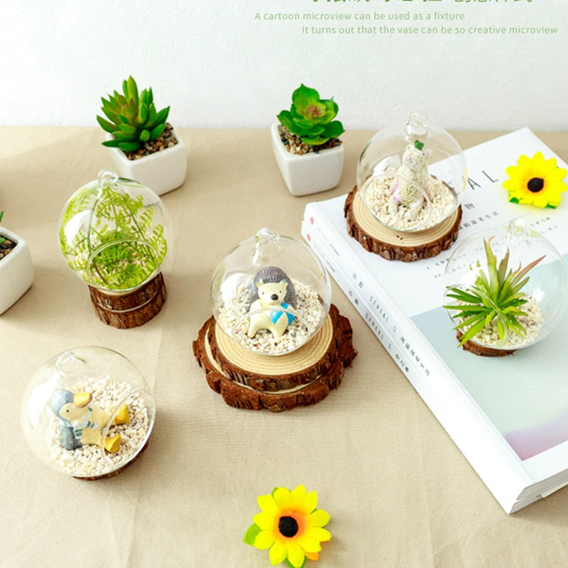 Lisslune | Starry Night Terrarium Candlestick Holder