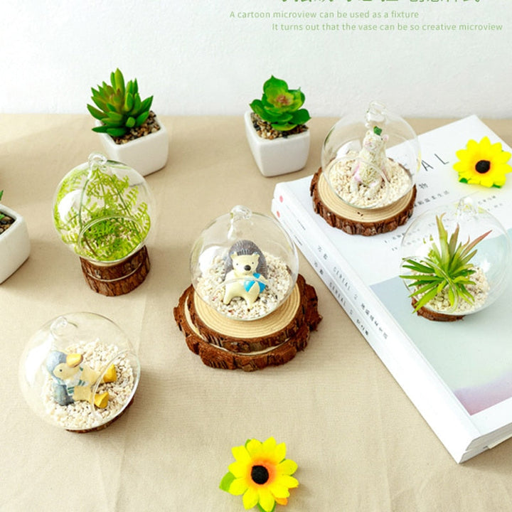 Lisslune | Starry Night Terrarium Candlestick Holder