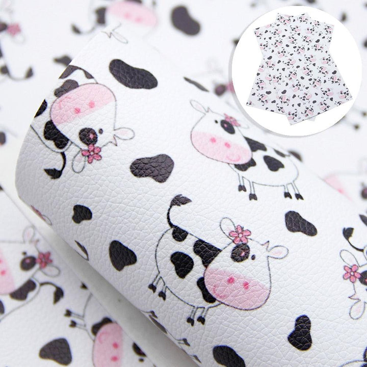 Lisslune | Christmas Blossom Synthetic Leather Craft Sheets - Create Your Holiday Magic!