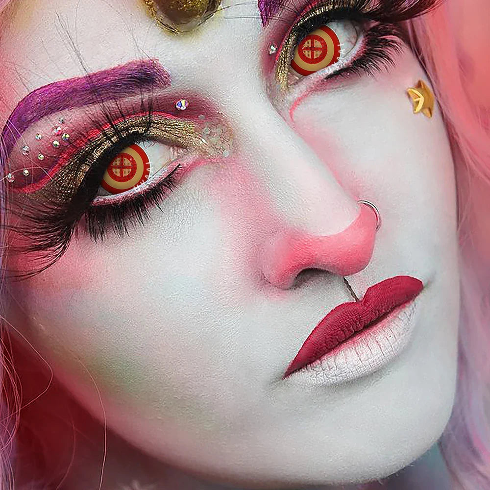 Rynx | 1 Pair Cosplay Contact Lenses Makima Gojo Power Lenses Anime Accessories Anime Lenses Halloween Lens Eyes Eye Drops Sale