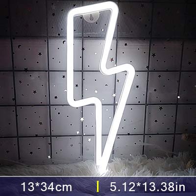 Lisslune | Led Lightning Neon Sign Wall Decor
