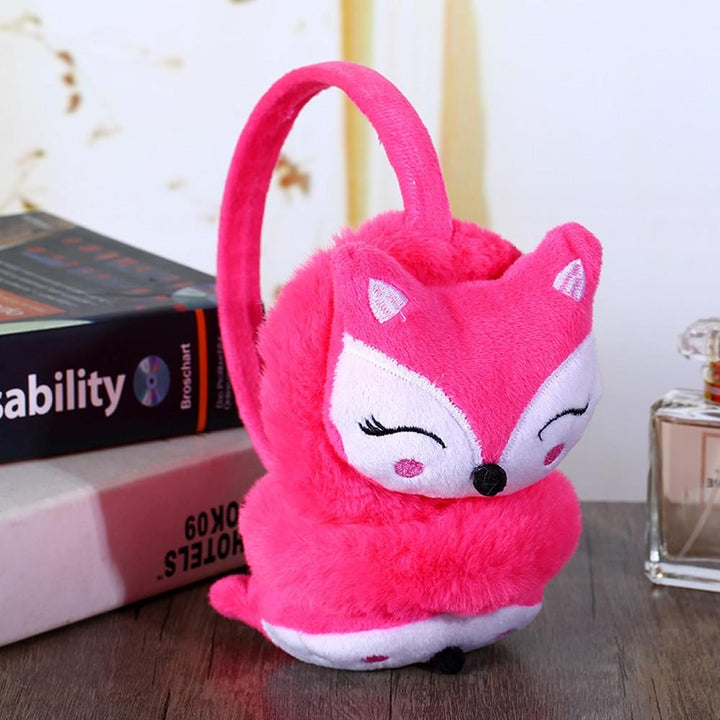Lisslune | Adjustable Fox Plush Earmuffs for Kids