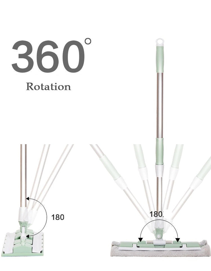Lisslune | 360 Degree Telescopic Large  Flat Mop