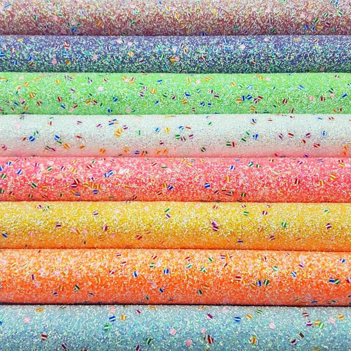 Lisslune | Glamorous Glitter Synthetic Leather Sheets for Creative Crafting Adventures!