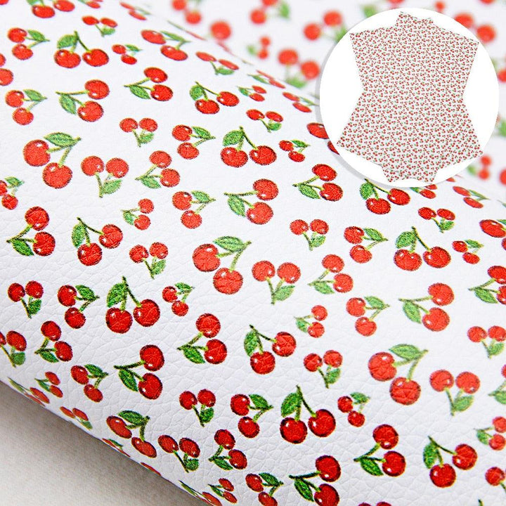 Lisslune | Christmas Blossom Synthetic Leather Craft Sheets - Create Your Holiday Magic!