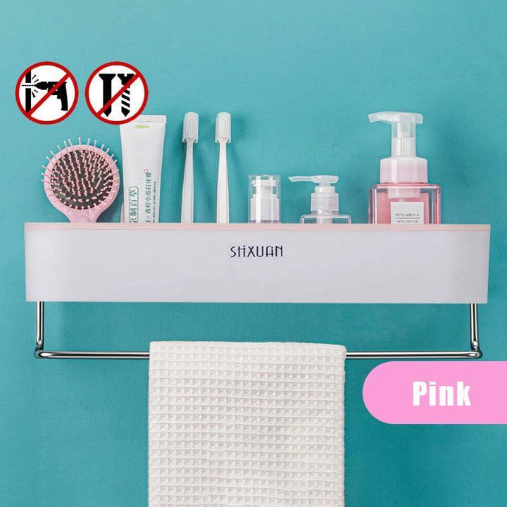 Lisslune | Slim space-saving wall shelf for bathroom accessories