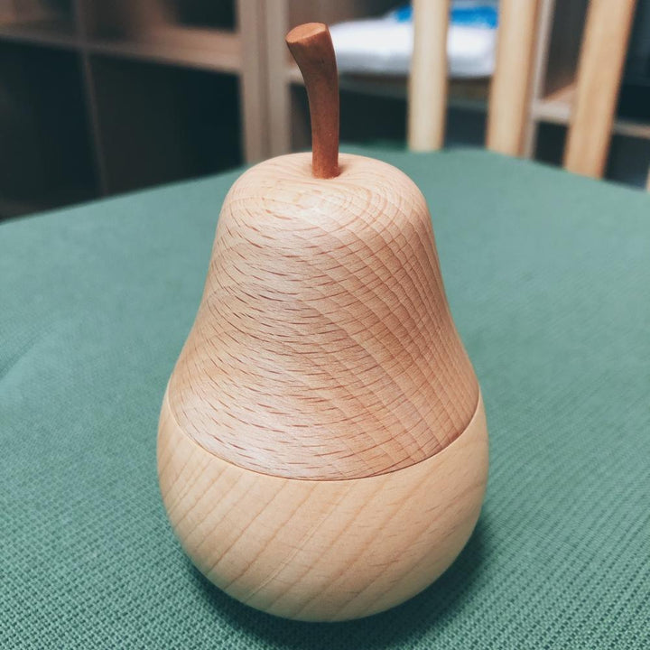 Lisslune | Wooden Pear Toothpick Holder