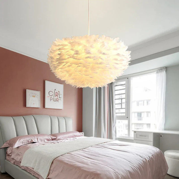 Lisslune | Cloud Like Realistic Feather Chandelier
