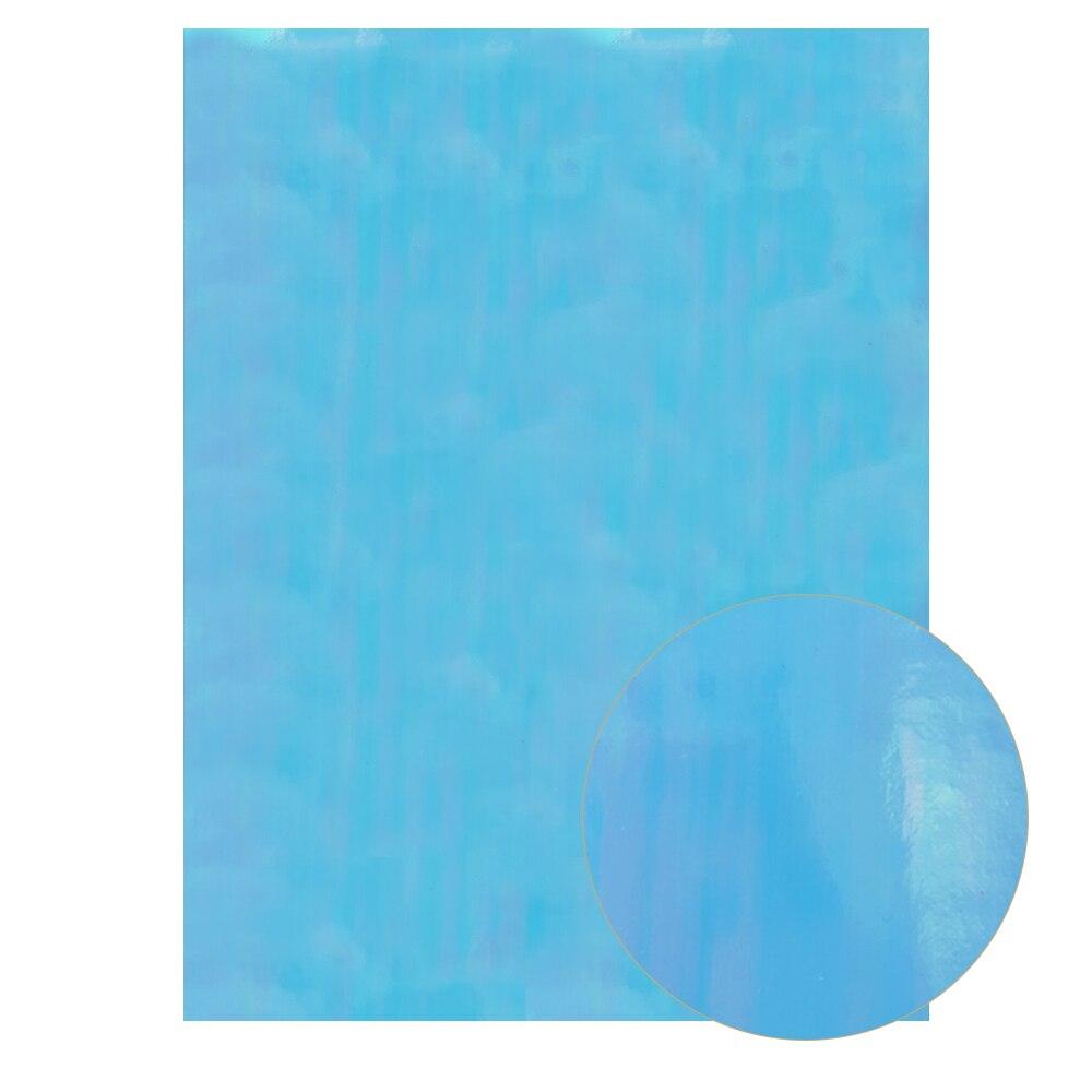 Lisslune | Irisdente Blue Snake Glossy Fabric for Creative Crafting