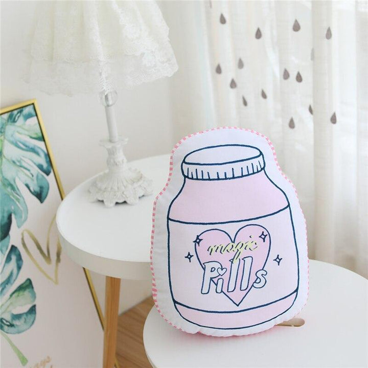 Lisslune | Charming Japanese inspired pink Beca Bear plush pillow - redefining comfort with style