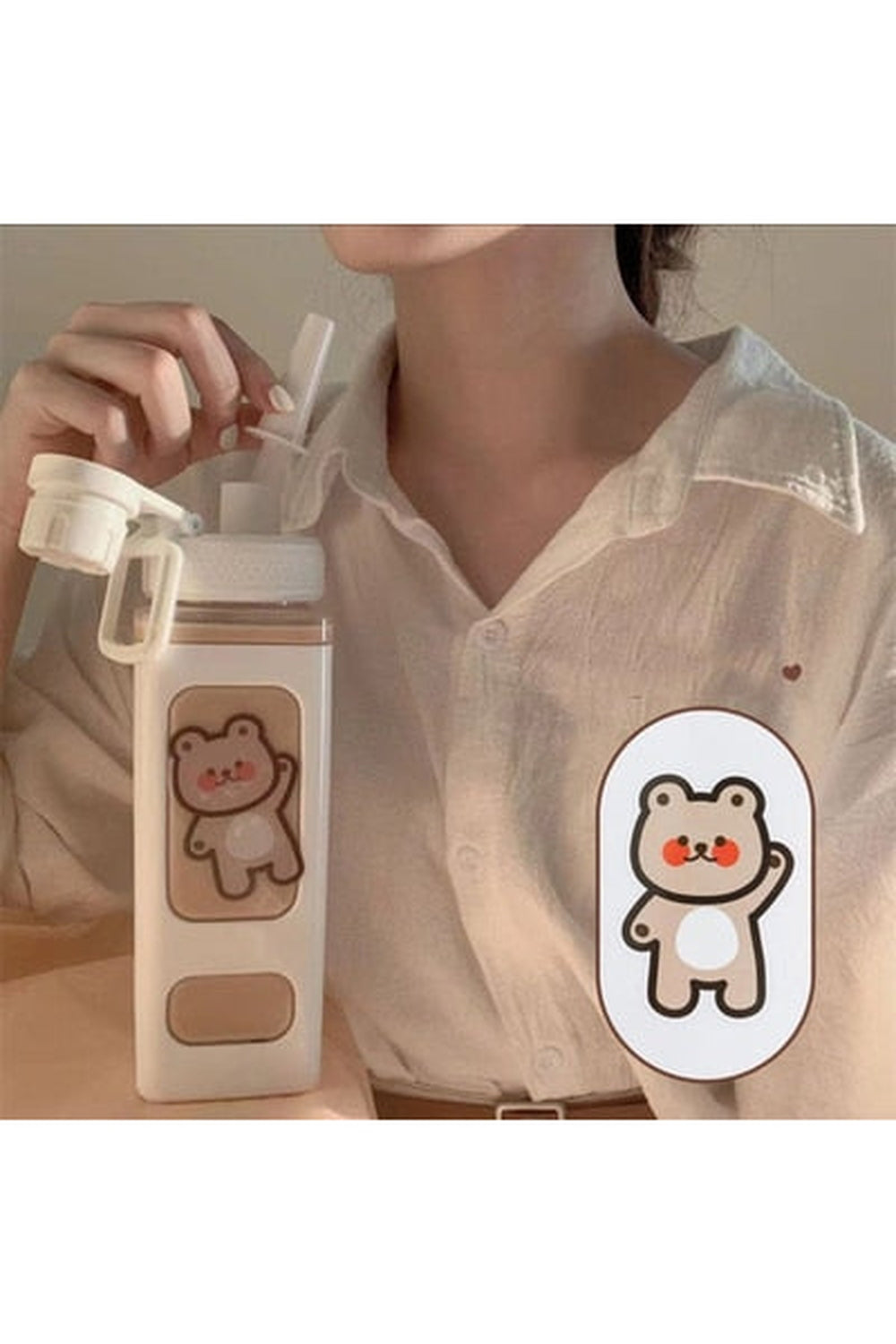 Lisslune | Design Square Water Bottle