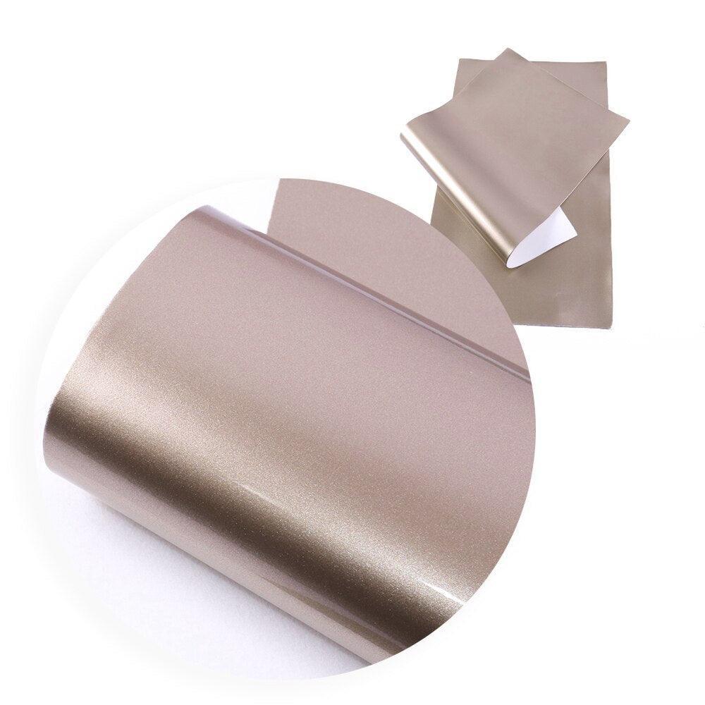 Lisslune | Lustrous Pearl PU Leather Sheets for elegant DIY projects