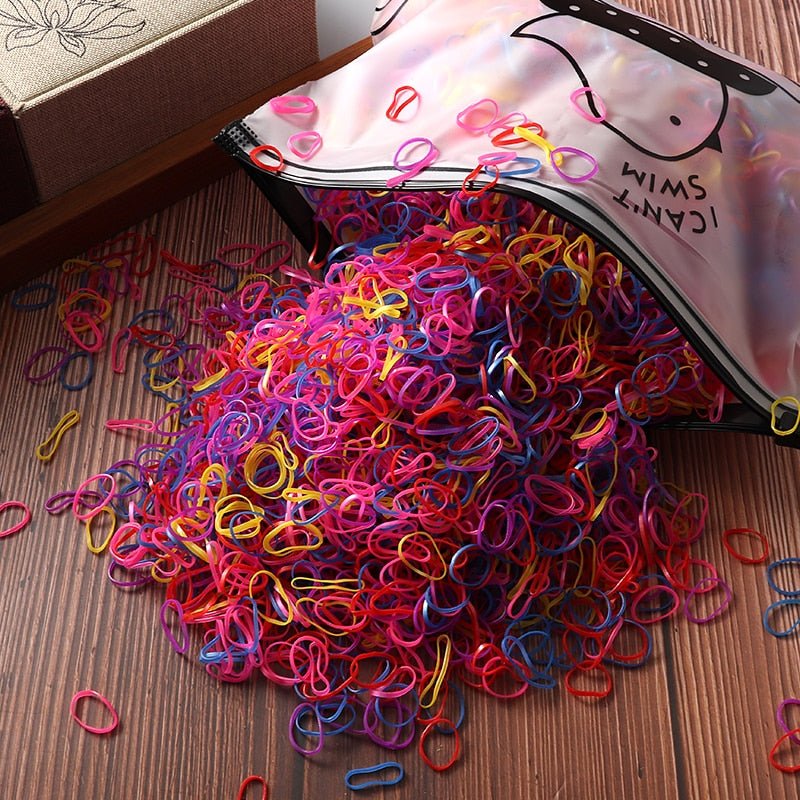 Lisslune | Mini hair bands for toddlers (1000 pieces)