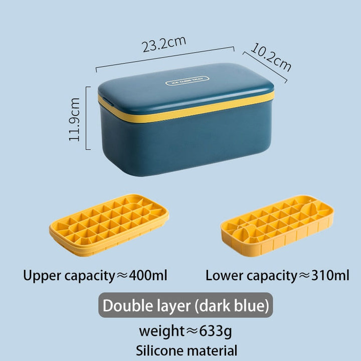 Lisslune | Double Layer Ice Mold Storage Box
