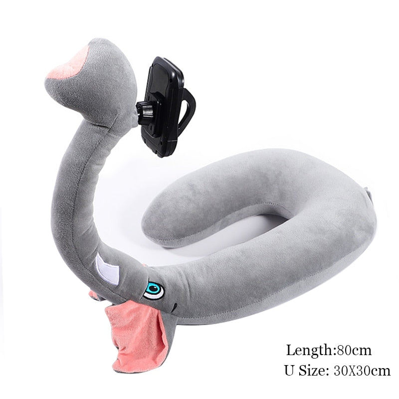 Lisslune | Animal Neck Pillow Hands-Free Phone Holder