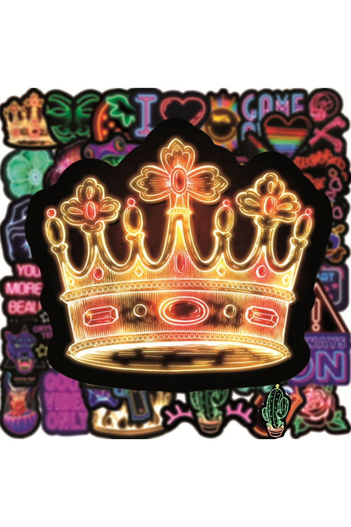 Lisslune | Club Light Graffiti Sticker Set
