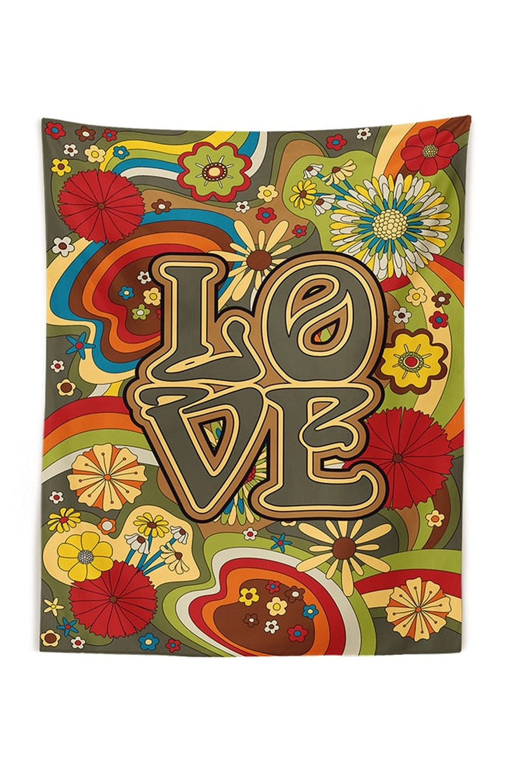 Lisslune | and flower art tapestry