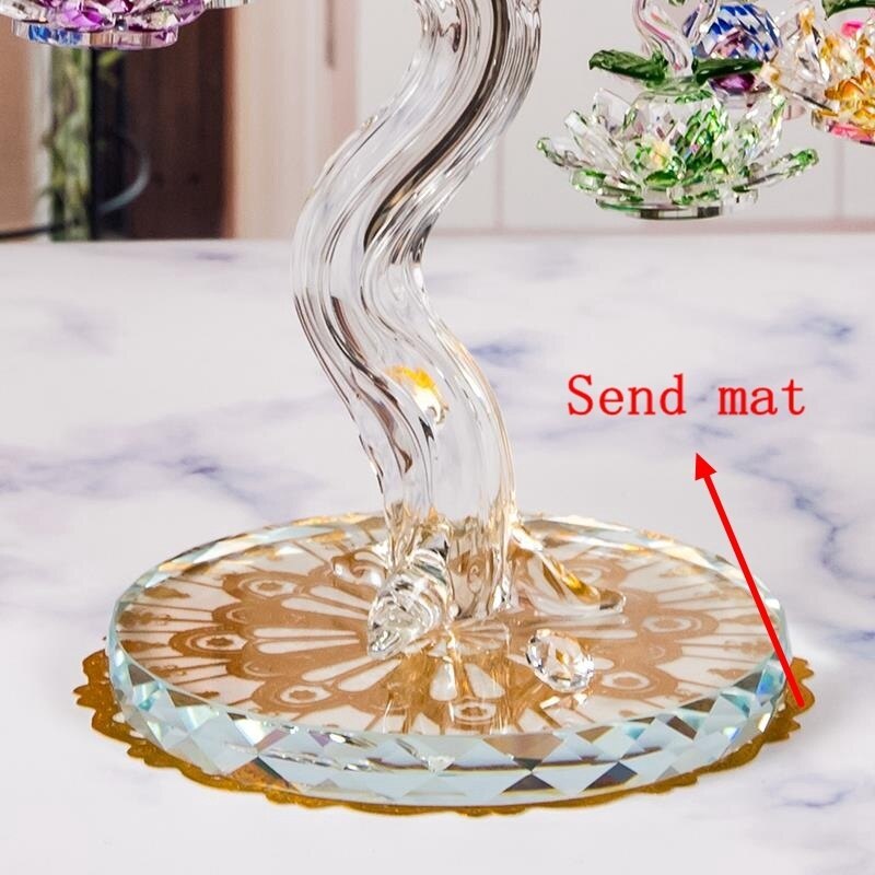 Lisslune | Elegant Crystal Apple Tree Home Decor