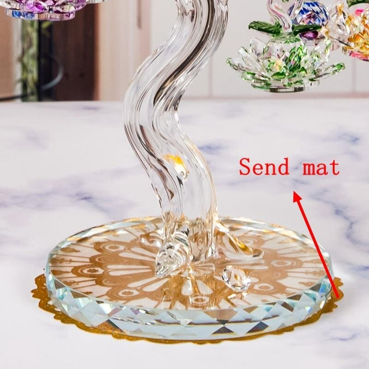 Lisslune | Elegant Crystal Apple Tree Home Decor
