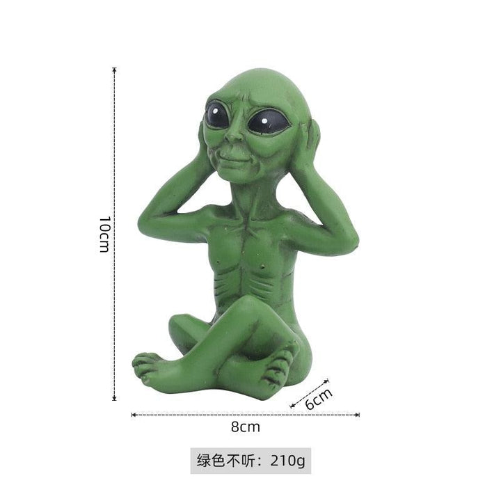 Lisslune | Extraterrestrial Joy: Fantastic Alien Figures Garden Set
