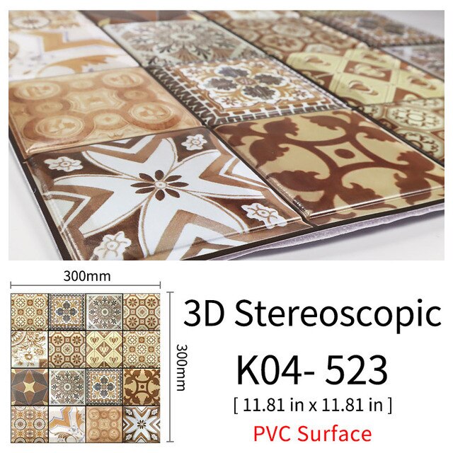 Lisslune | 3D Self-Adhesive Cobblestone Wall Stickers