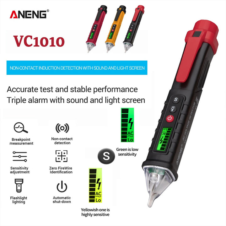 Lisslune | Digital AC DC Voltage Detectors Tester Pen