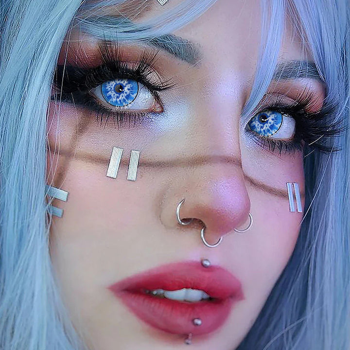 Rynx | 1 Pair Cosplay Contact Lenses Makima Gojo Power Lenses Anime Accessories Anime Lenses Halloween Lens Eyes Eye Drops Sale