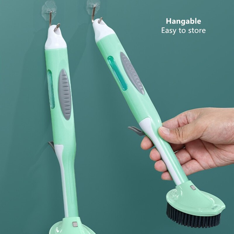 Lisslune | Soap Saver Long Handle Easy Dishwashing Brush