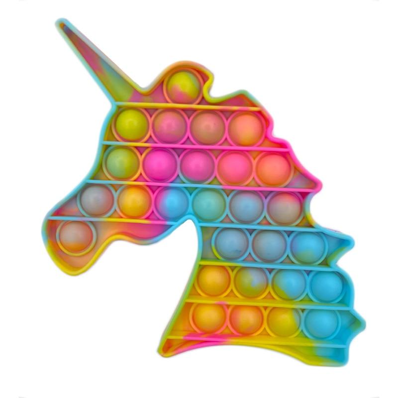 Lisslune | Plop It Rainbow Pop Up Fidget Game Finger Game
