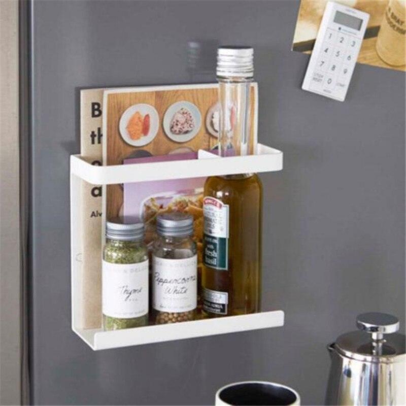 Lisslune | Magnetic Kitchen Organizer: Towel Holder and Spice Rack for the Refrigerator