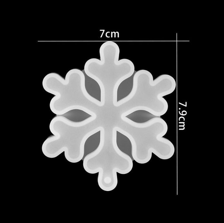 Lisslune | Charming Snowflake DIY Craft Set for Unique Christmas Jewelry and Ornaments
