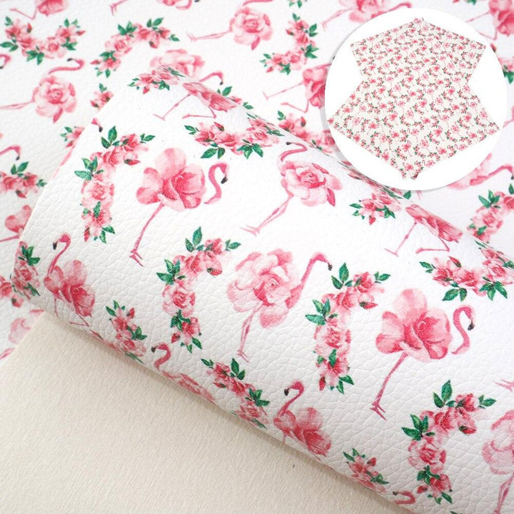 Lisslune | Christmas Blossom Synthetic Leather Craft Sheets - Create Your Holiday Magic!
